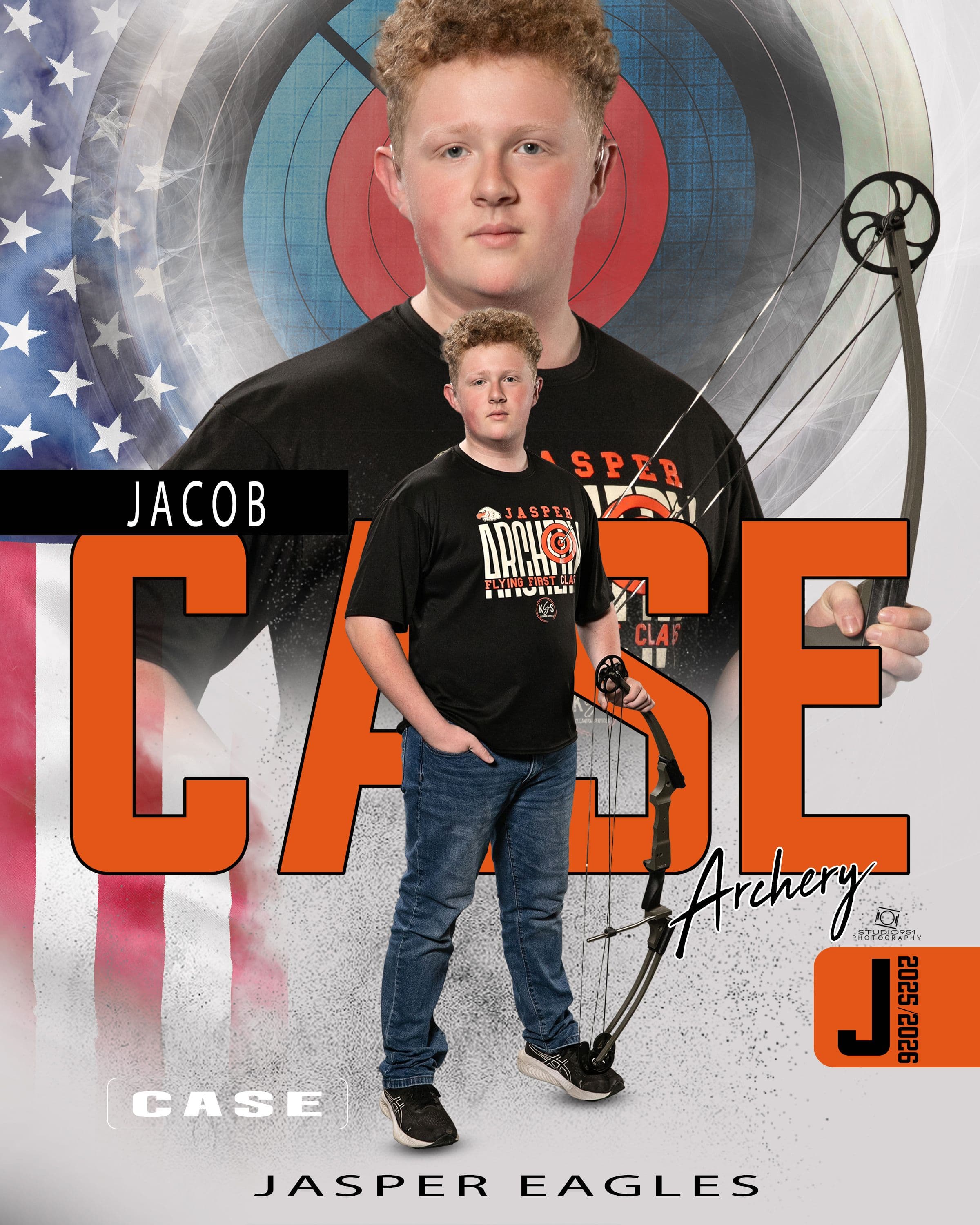 Jasper Eagles archery composite — Jacob Case