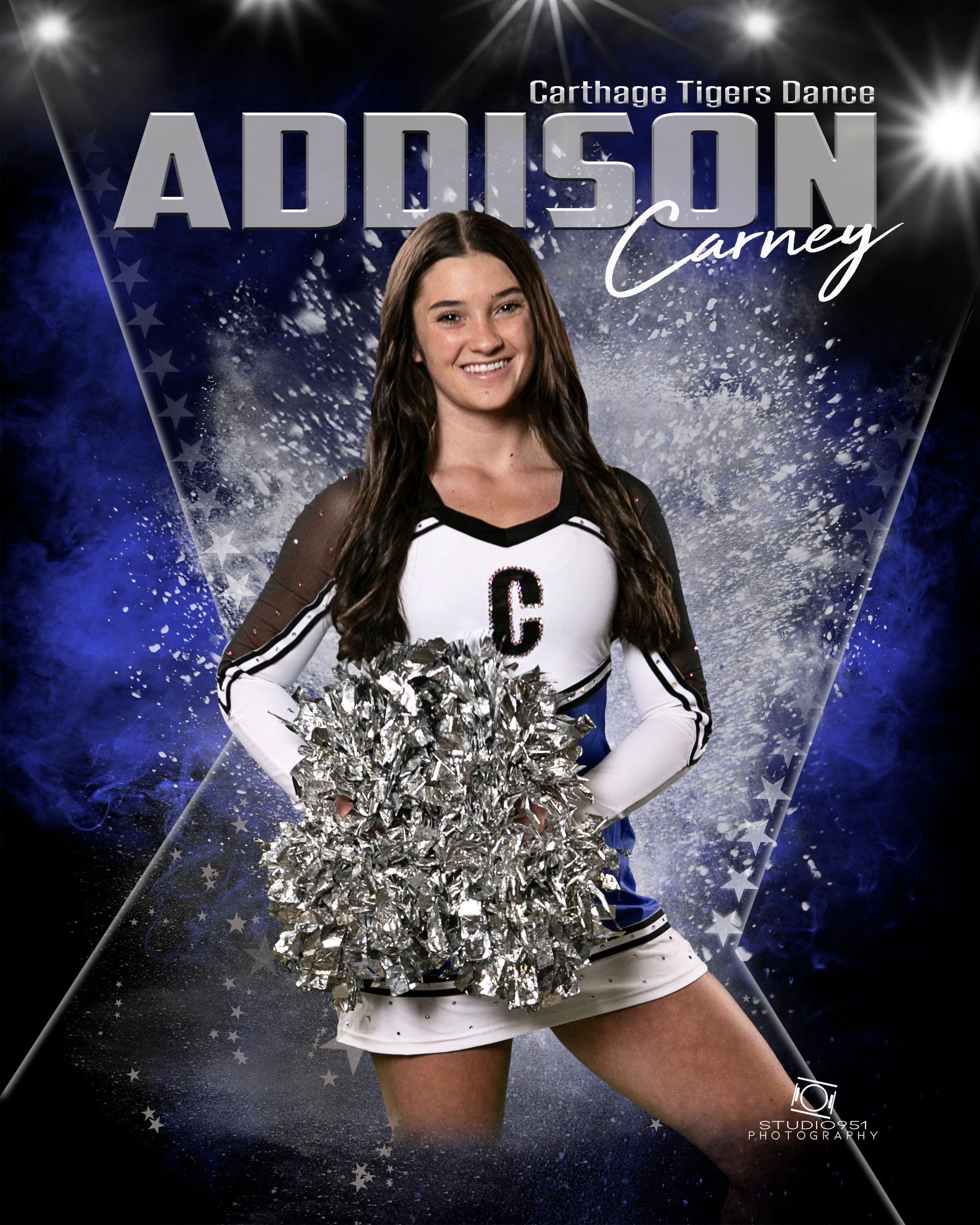 Carthage Tigers dance composite — Addison Carney