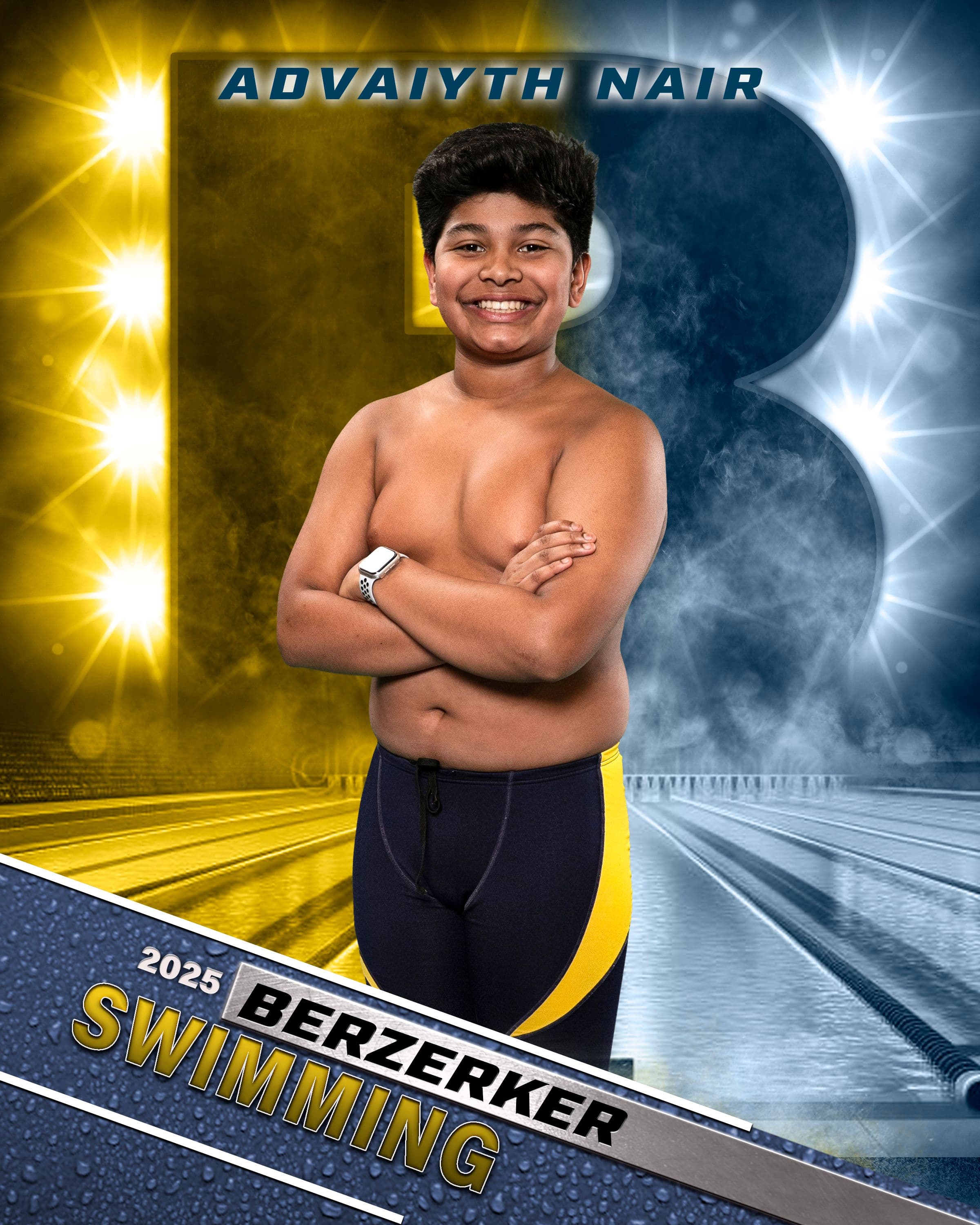 Berzerker Swimming composite — Advaiyth Nair, 2025